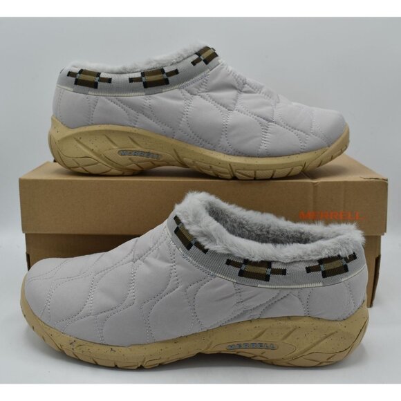 Merrell Womens Size 10.5 Encore Ice 4 Puff Lunar Insulated Slip On Clogs Shoes - Picture 9 of 11